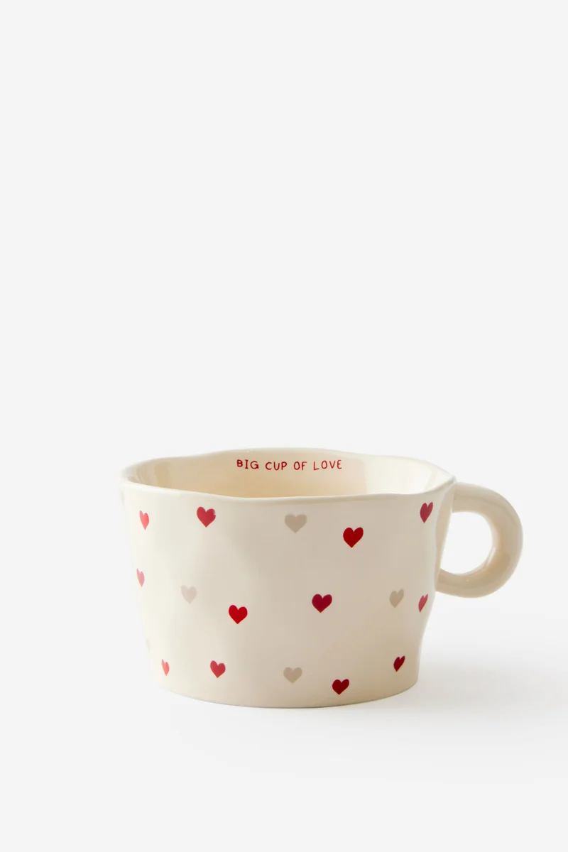 Typo Novelty Shaped Mug